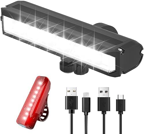Victoper Bike Lights Front And Back,Wide Beam Bicycle Lights,2024 Upgrade 10000...