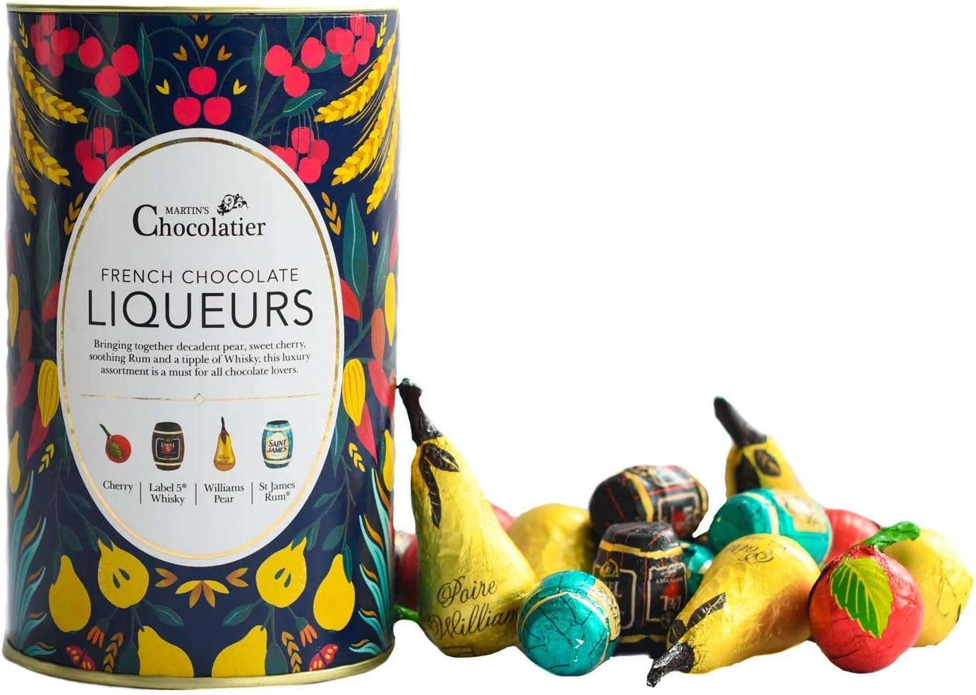 Martin’s Chocolatier French Chocolate Liqueurs | Vegan Dark Chocolate with Premi...