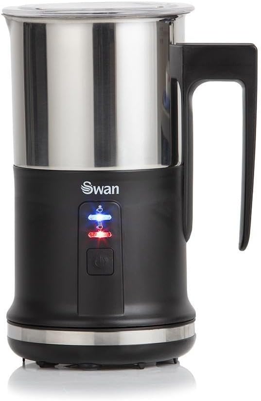 Swan SK33020BLKN Automatic Milk Frother and Warmer, Non Stick Coating, Auto Swit...