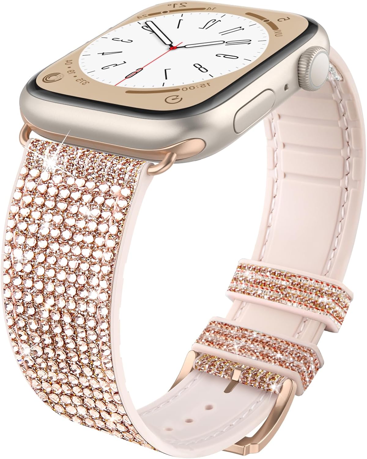 Tuocal Bling Straps Compatible with Apple Watch Strap 38mm 40mm 41mm 42mm(Series...