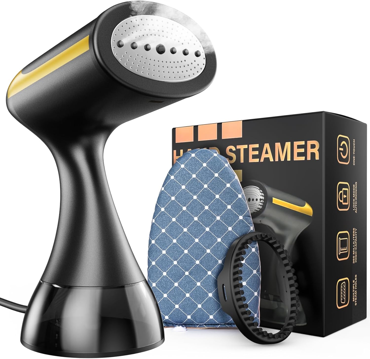 Clothes Steamer, 20s Fast Heat-up Handheld Steamer for clothes with 300ML Large...