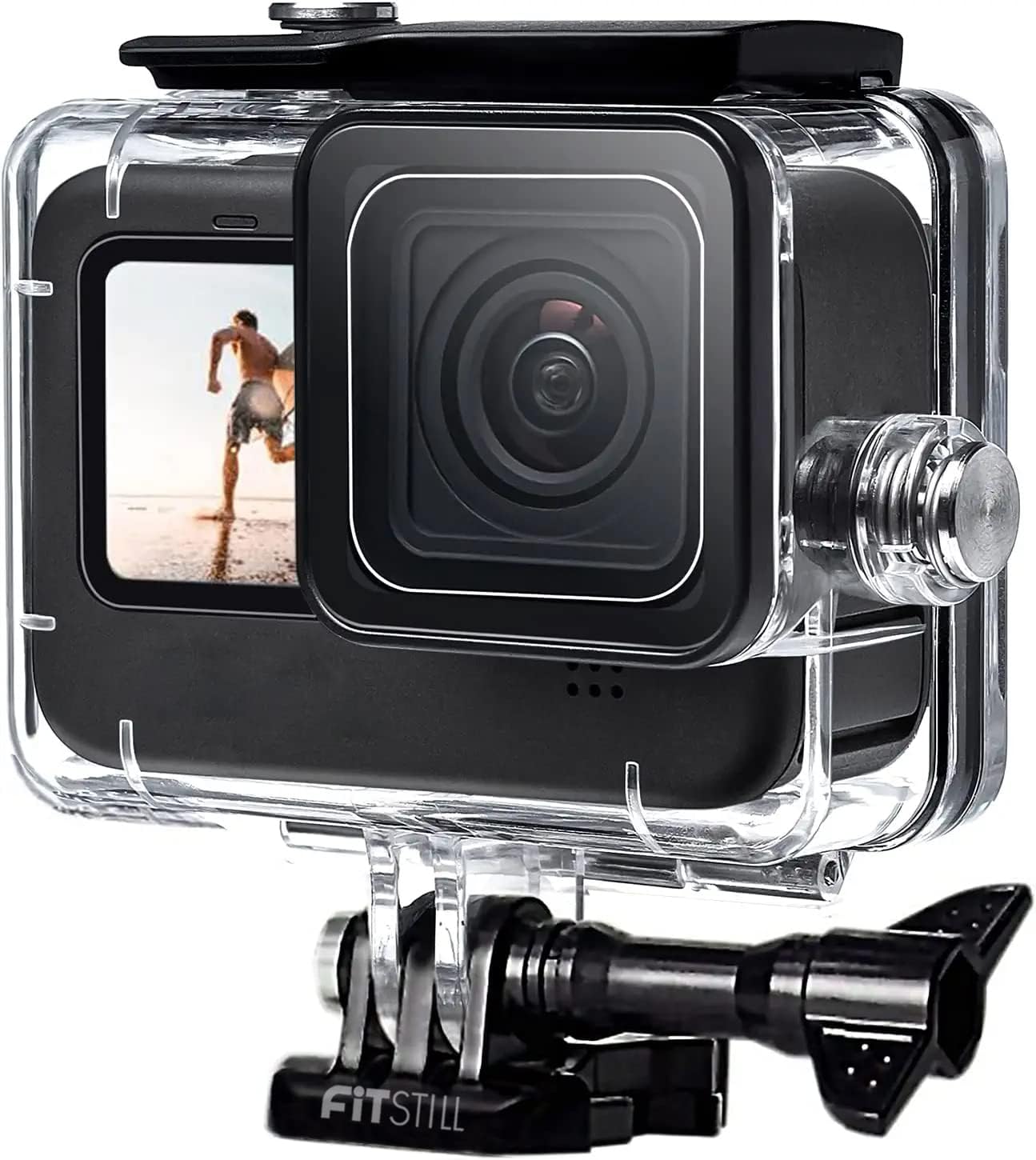 FitStill 60M/196FT Waterproof Case for Go Pro Hero 12/ Hero 11/ Hero 10/ Hero 9...