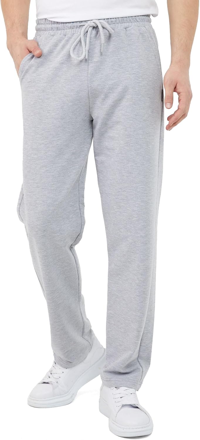COMEOR Men's Cotton Jogging Pants - Long Men's Sweatpants - Men's Jogger Trainin...