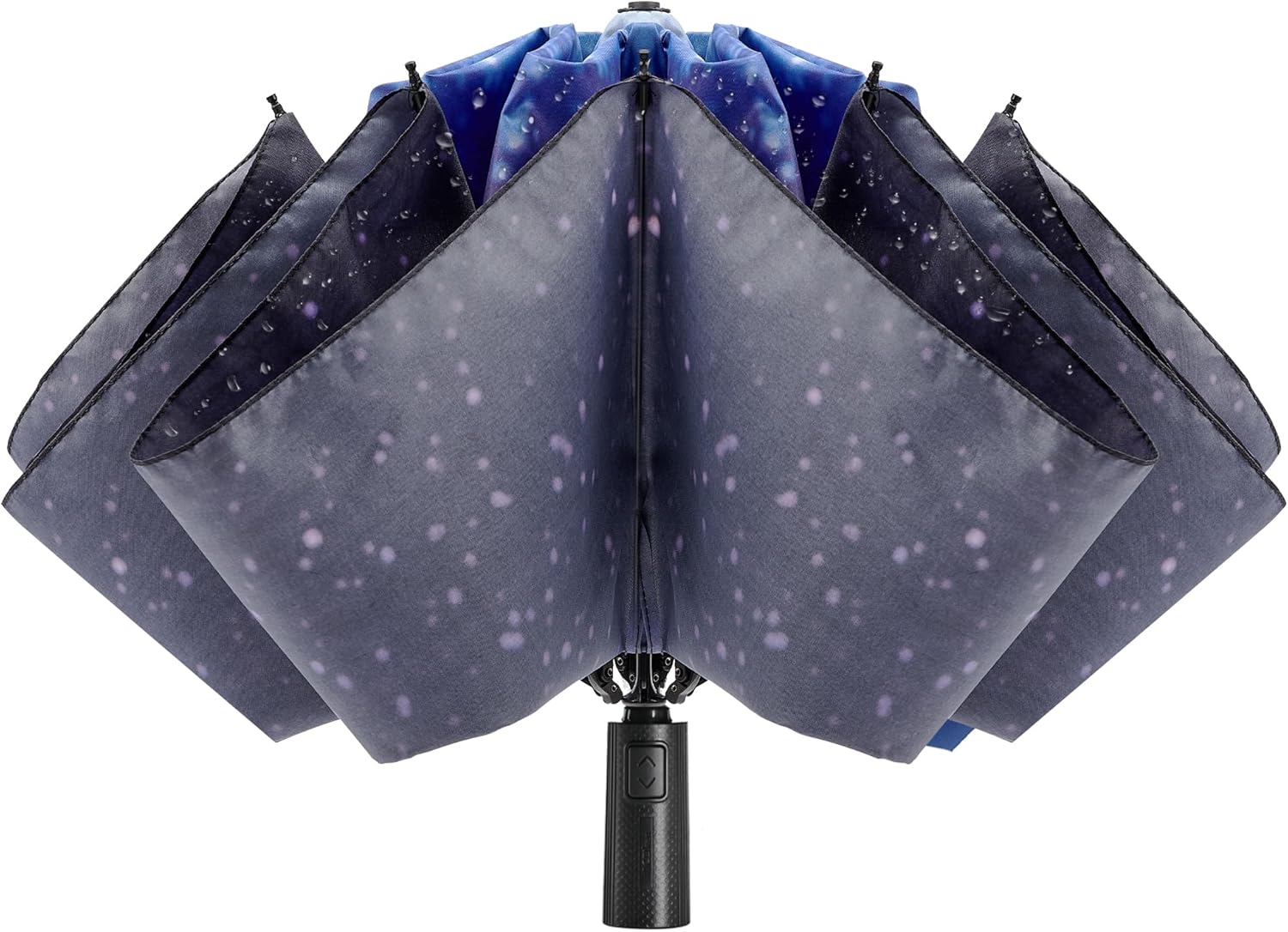 ACEIken Umbrella Reverse Close Folding Windproof Travel Umbrella - Compact and P...