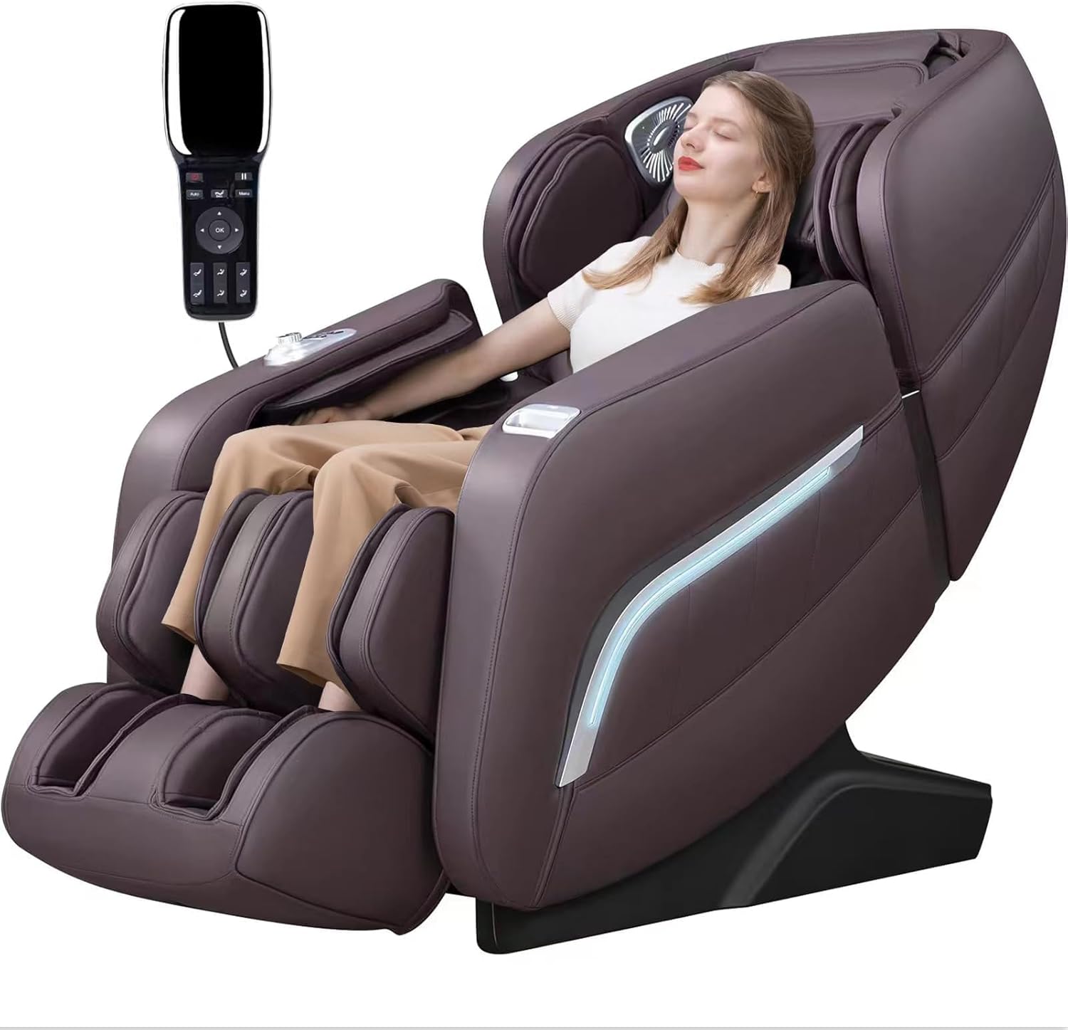 iRest A306 Massage Chair, Full Body Zero Gravity Recliner with AI Voice Control,...