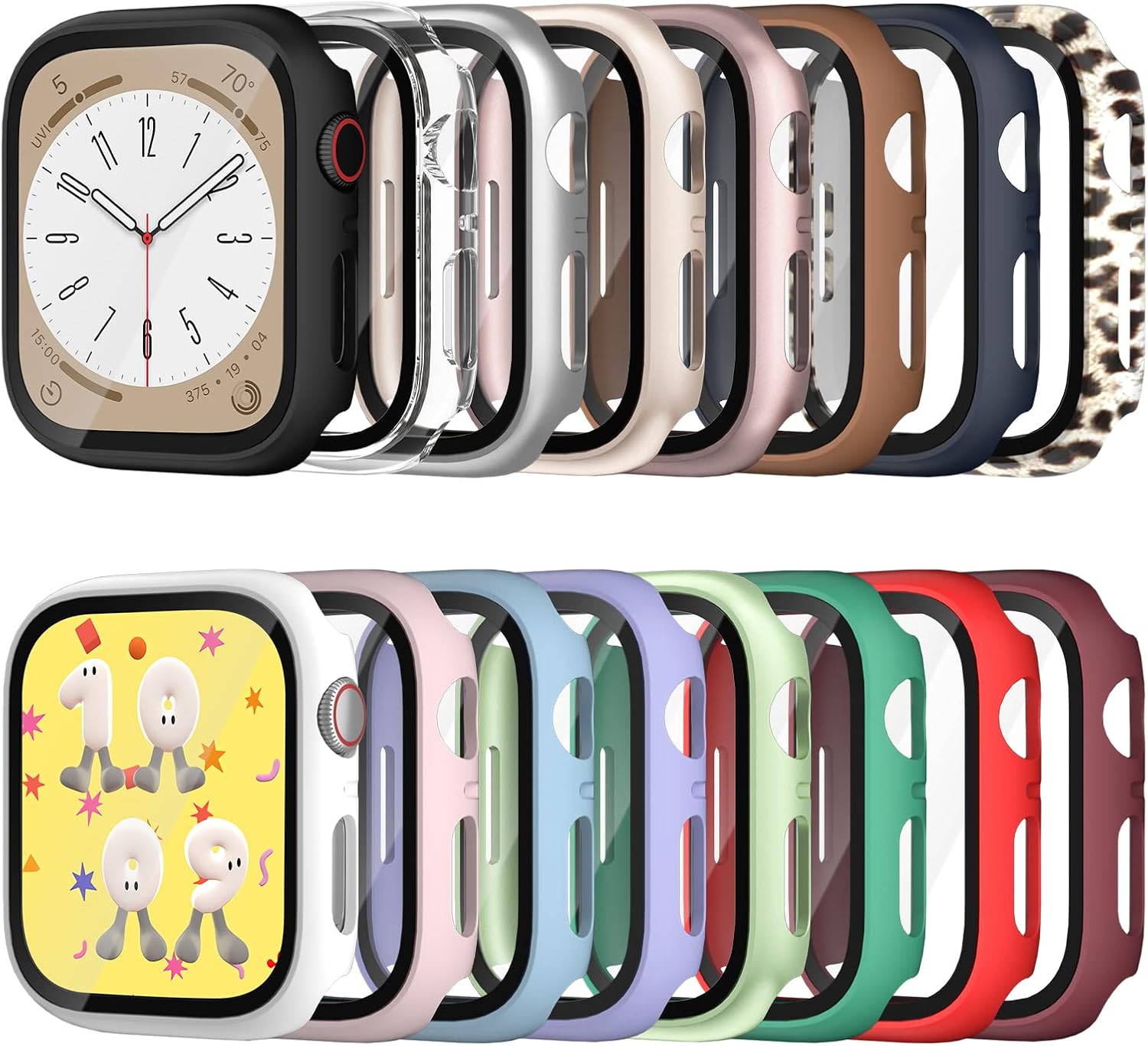 [16 Pack] COMMUTER for Apple Watch SE (2nd Gen)/SE/6/5/4 Screen Protector, (2022...