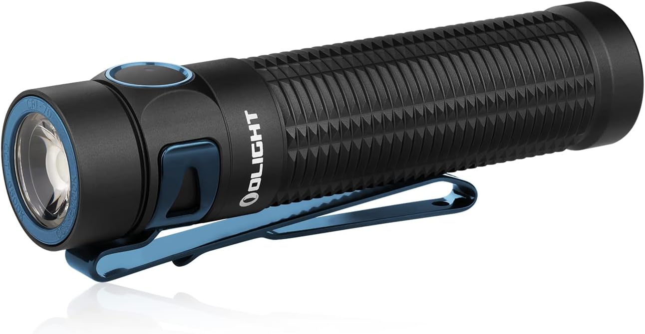 OLIGHT Baton3 Pro 1500 Lumens EDC Rechargeable Flashlights with MCC3, Compact Po...