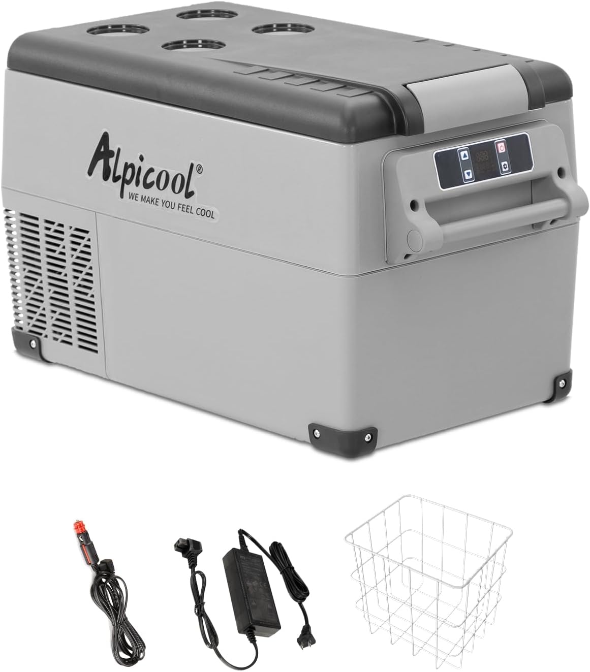 Alpicool CF35 Portable Car Refrigerator,12 Volt Car Fridge Freezer, 32 Quart (30...