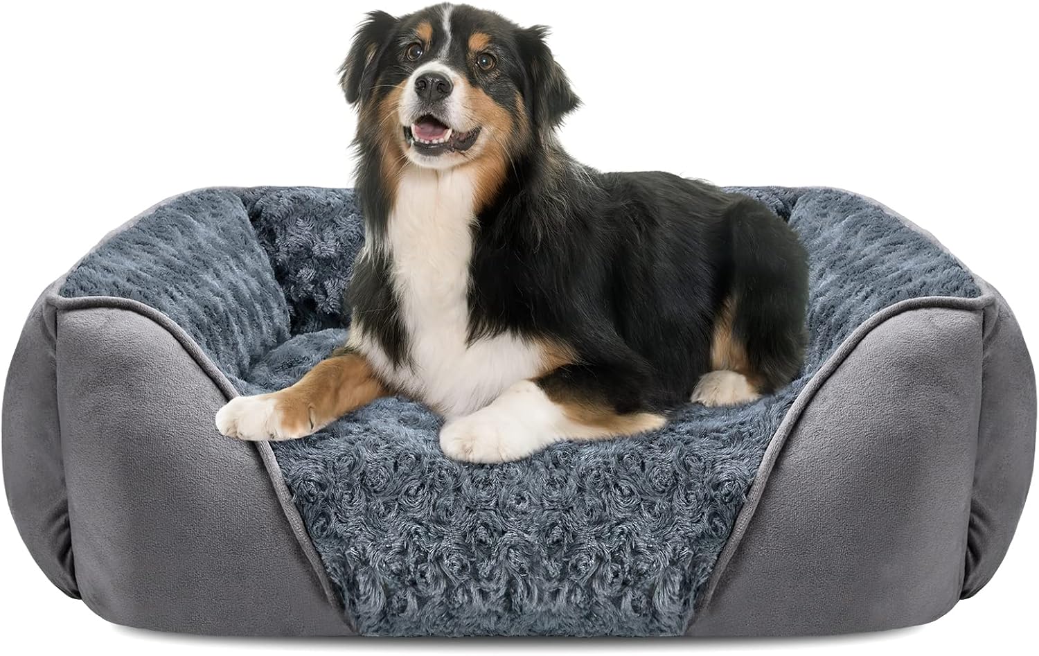 INVENHO X-Large Dog Bed for Large Medium Small Dogs, Rectangle Washable Dog Bed,...