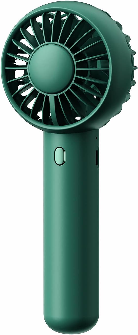 Gaiatop Mini Portable Fan, Navy Green, Cute Design, Rechargeable Battery, Handhe...