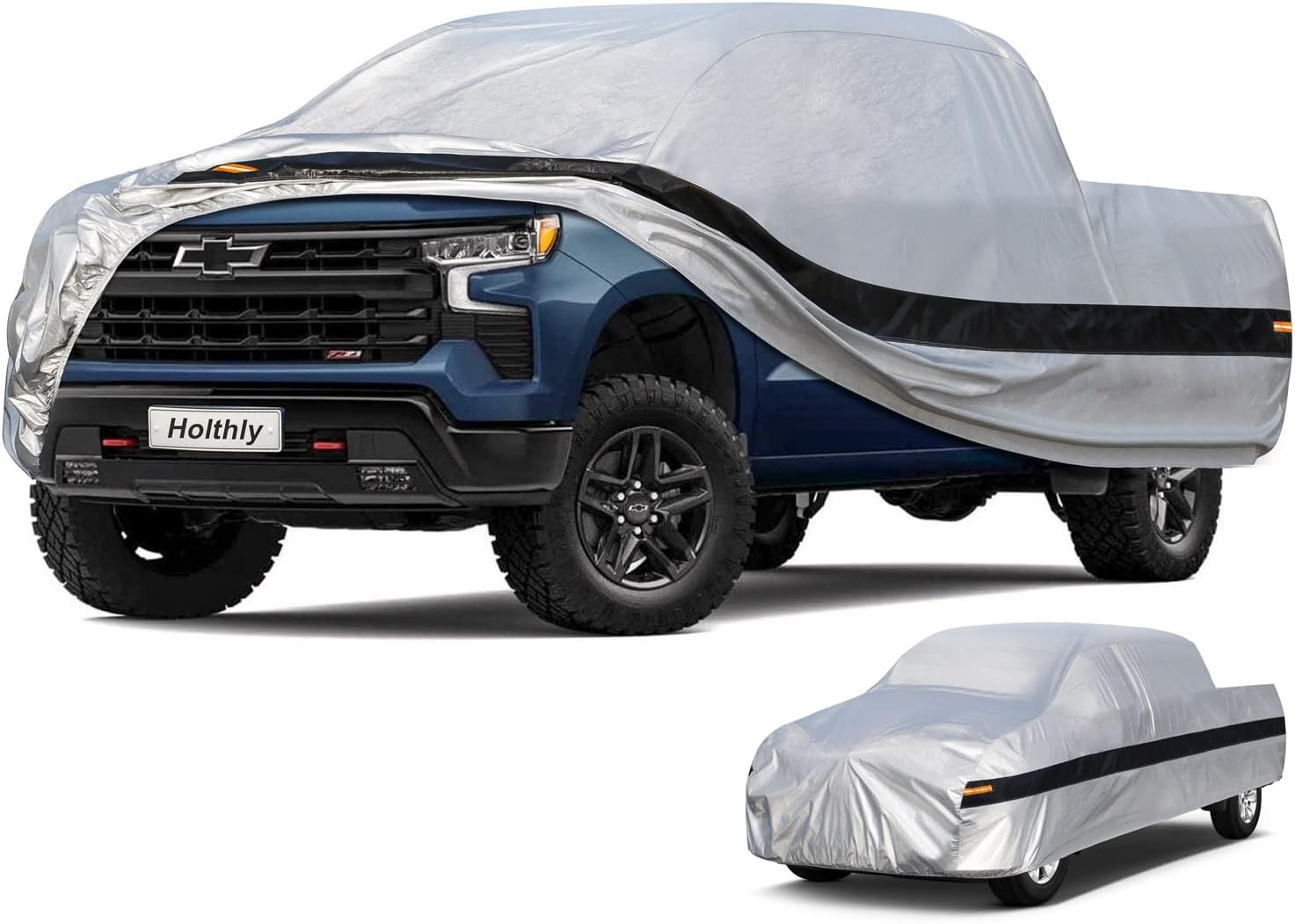 10 Layers Truck Cover Waterproof All Weather. Pickup Truck Cover Rain Snow UV Du...