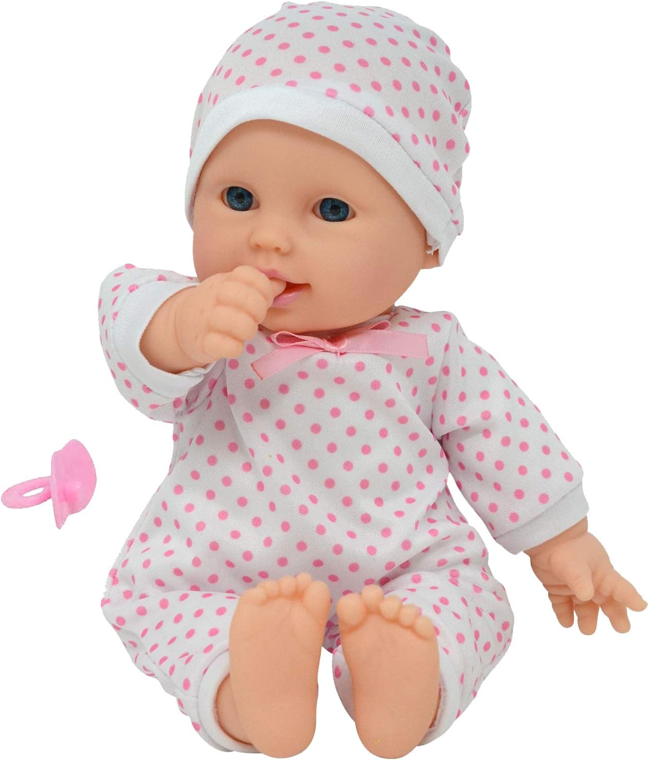 11 inch Soft Body Boy Baby Doll in Gift Box - Doll Pacifier Included -Toy Dolls...