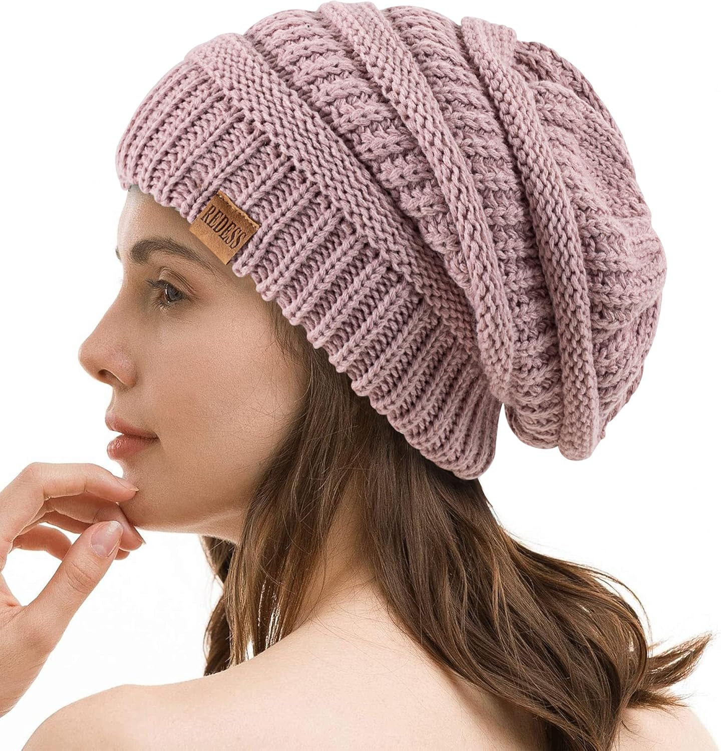REDESS Slouchy Beanie Hat for Men and Women Winter Warm Chunky Soft Oversized Ca...