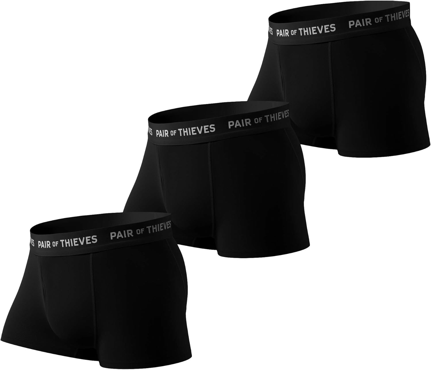 Pair of Thieves 2 & 3 Pack Super Fit Men’s Trunks Underwear, AMZ Exclusive X-Lar...