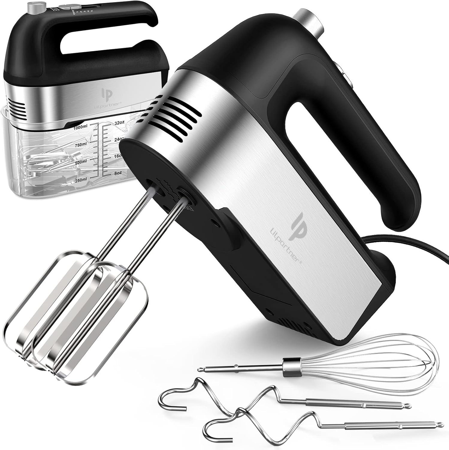 Hand Mixer Electric, 450W Kitchen Mixers with Scal...