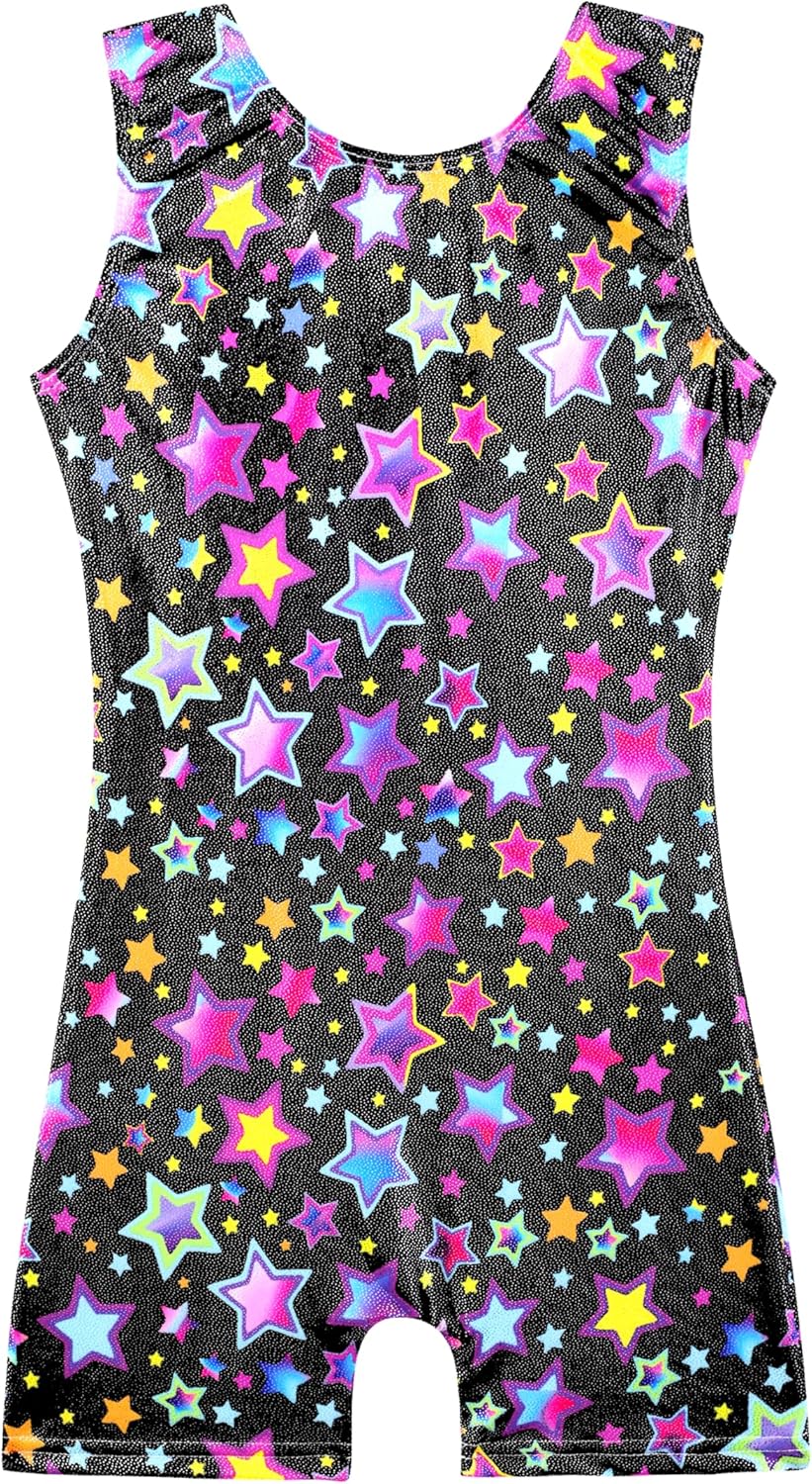 HOZIY Gymnastics Leotards for Girls Unicorn Aurora Rainbow Mermaid Dinosaur Cupc...