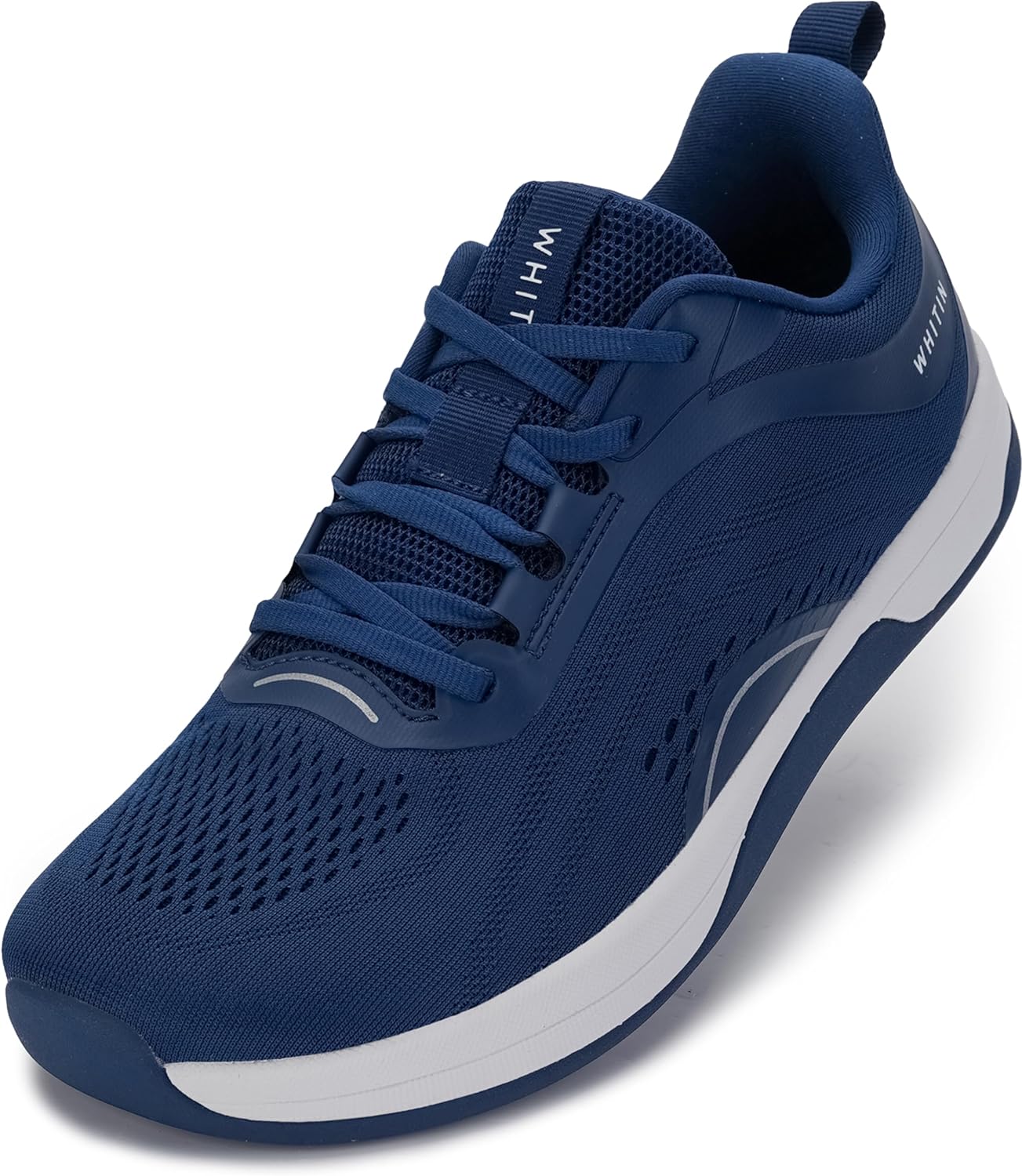 WHITIN Women's Wide Toe Box Road Running Shoe + Zero Drop 6 Blue