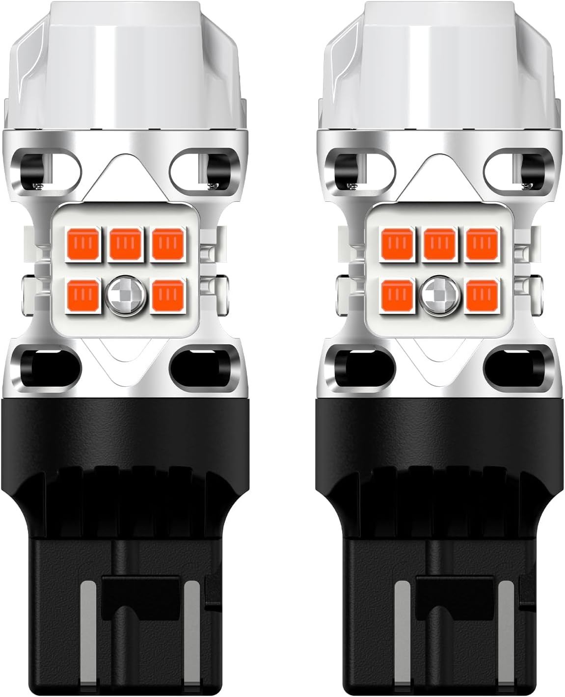 LASFIT T3 7440 7443 LED Turn Signal Amber Bulb CANBUS Error Free New Extremely B...