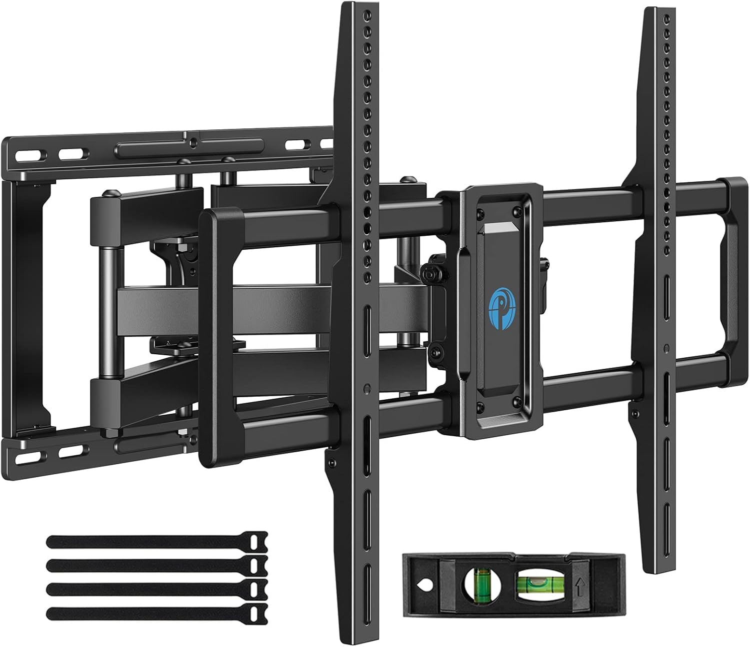 Pipishell Full Motion TV Wall Mount for 40–82 inch Flat or Curved TVs, Smooth Sw...