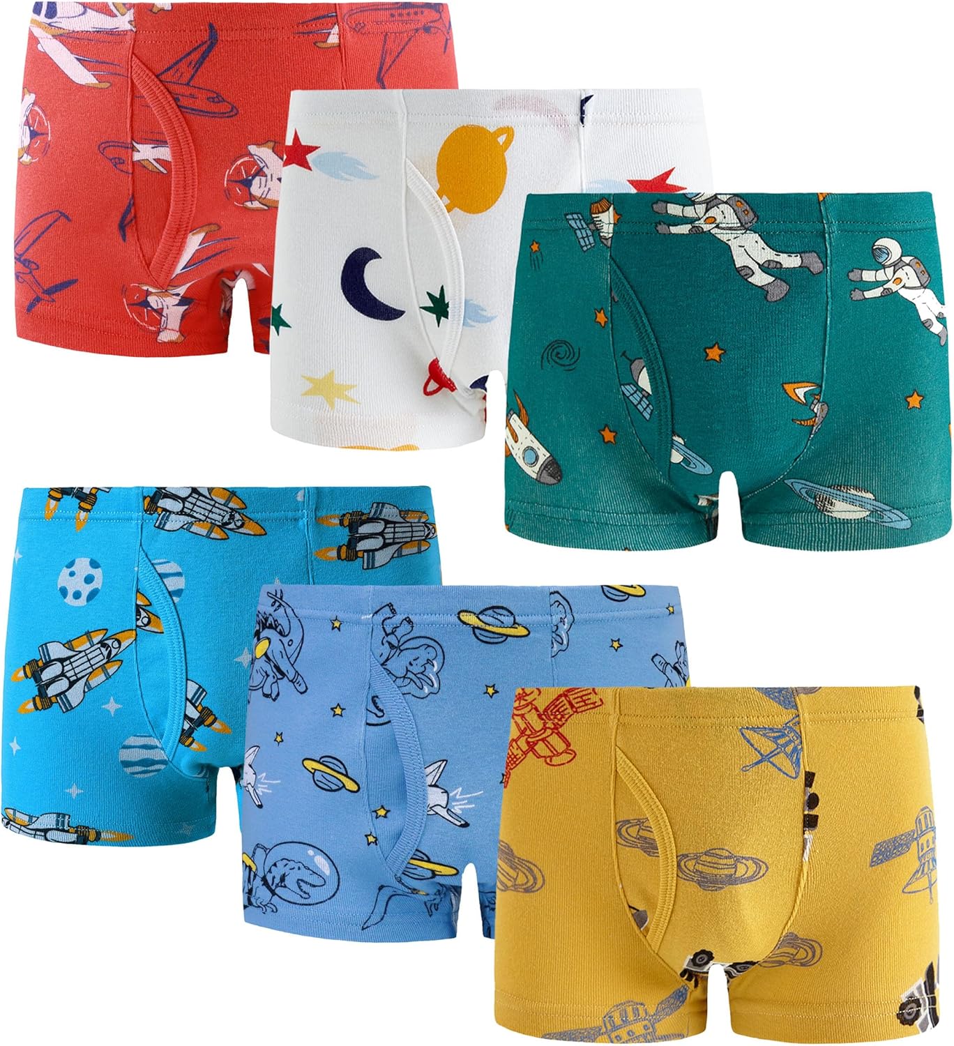 Finihen Boys Boxer Briefs Baby Soft Cotton Toddler Dinosaur Underwear Children T...
