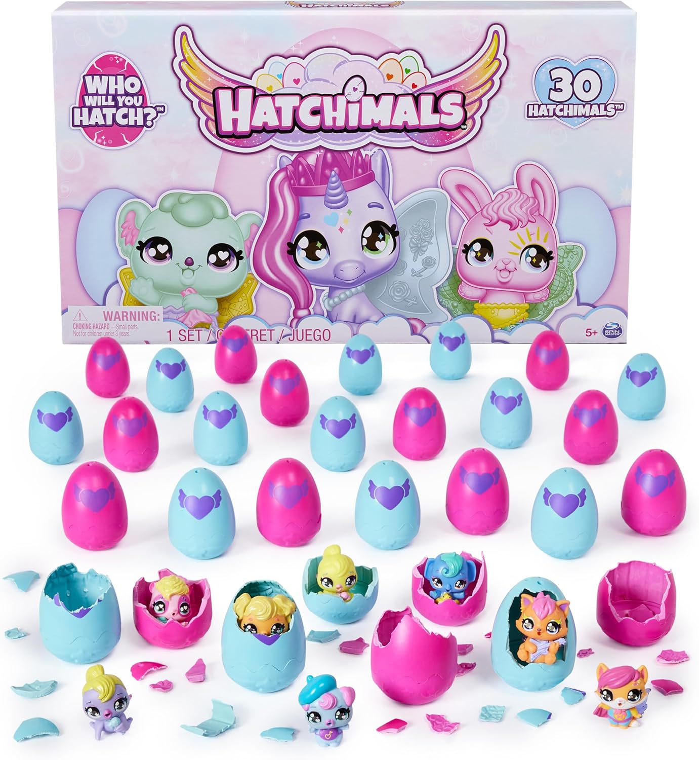 Hatchimals Alive CollEGGtibles 30 Egg Mystery Value Pack - Mini Figures Ultimate...