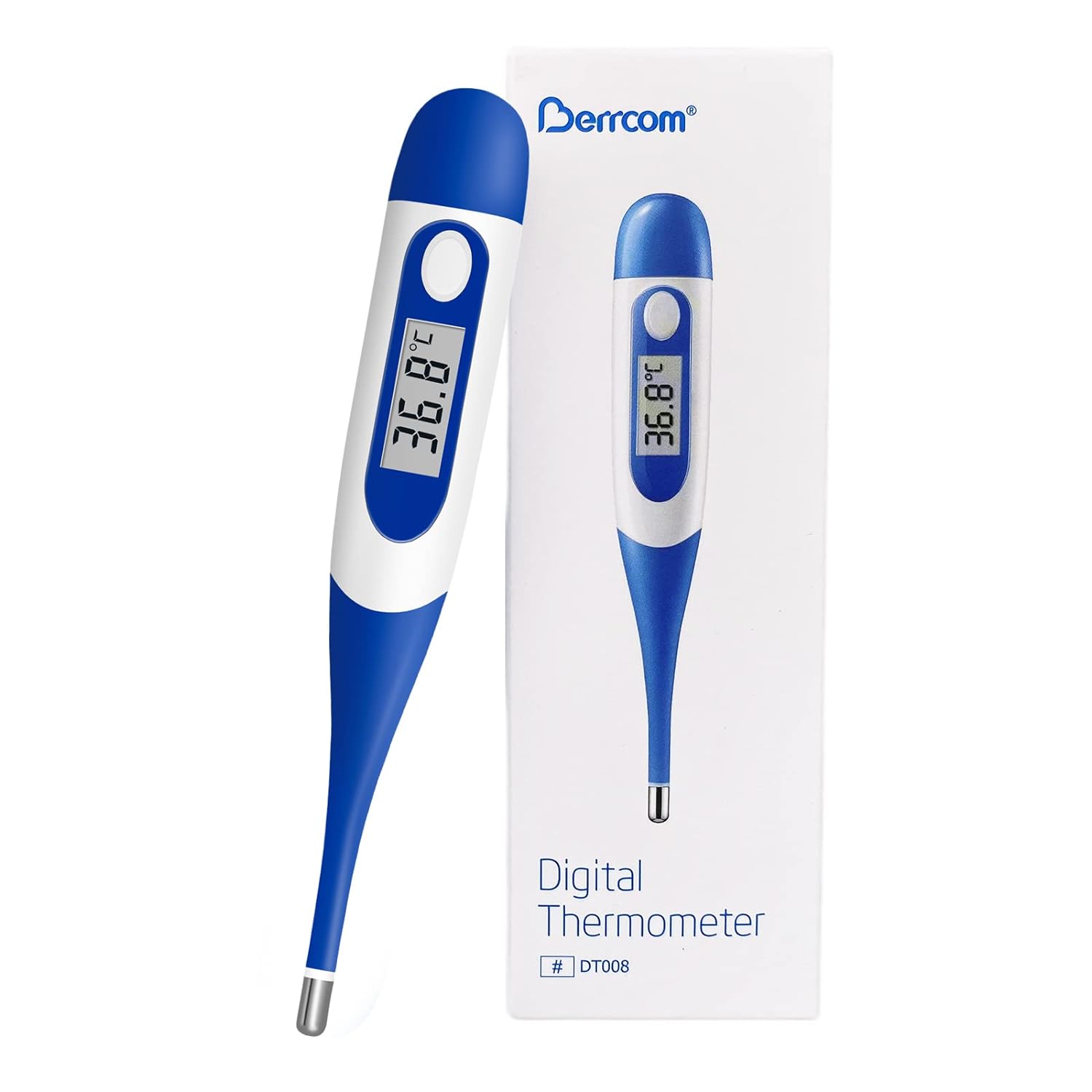 Berrcom Digital Thermometer for Adults, Oral and Underarm Thermometer for Babies...
