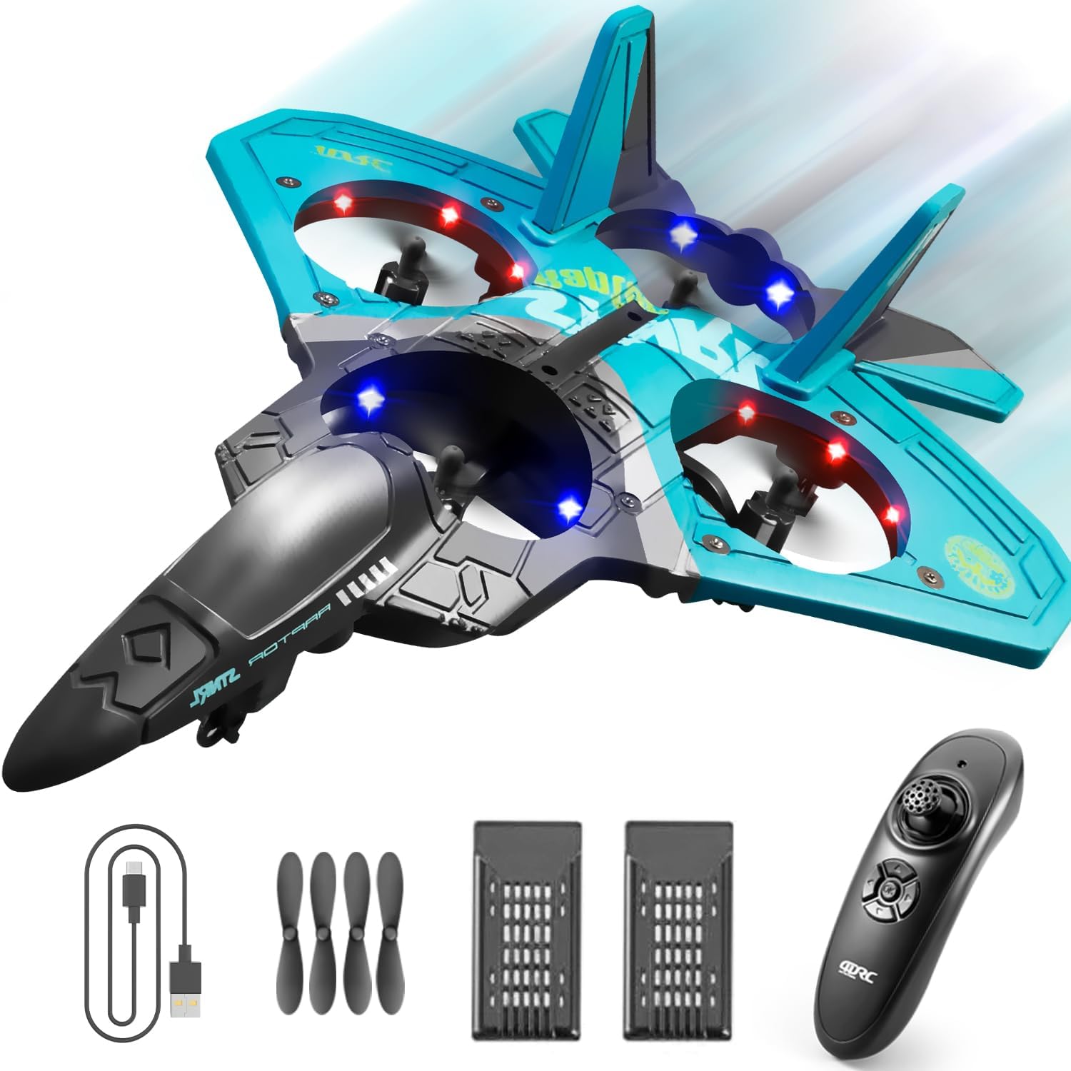4DRC V17 Remote Control Plane RC Airplanes 2.4GHz 6CH EPP RC Plane 4 Motor RC Ai...