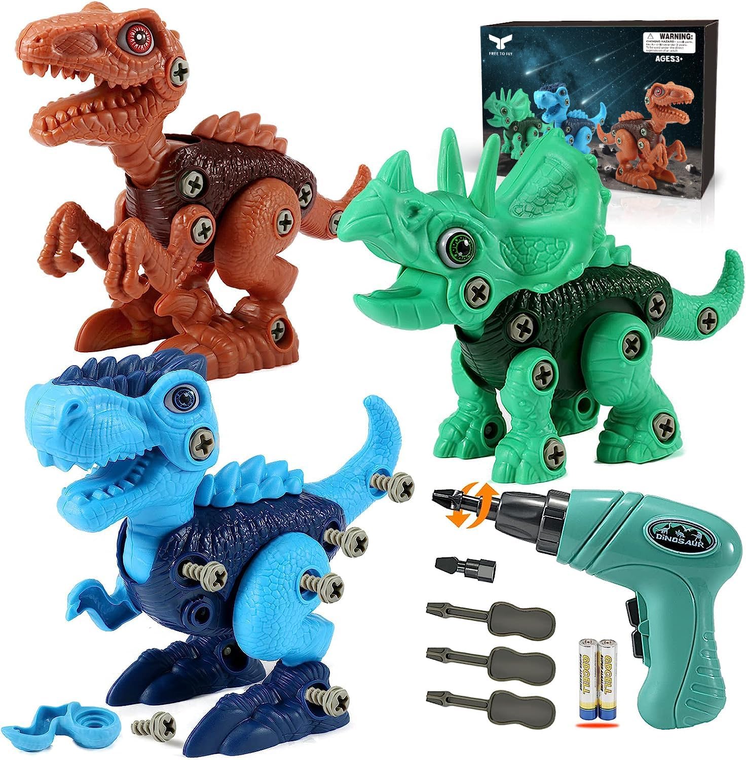 Kids Toys Stem Dinosaur Toy: Take Apart Toys for kids 3-5| Learning Educational...
