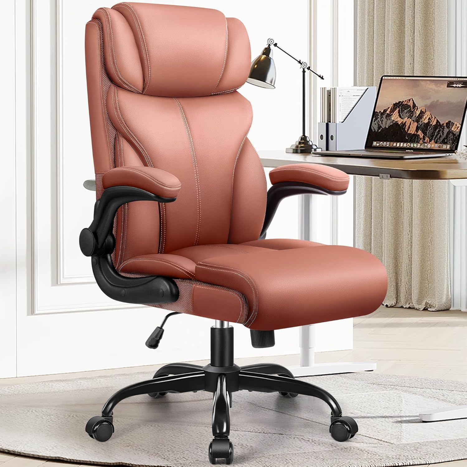 Office Chair, Ergonomic Big and Tall Computer Desk Chairs, Executive Breathable...
