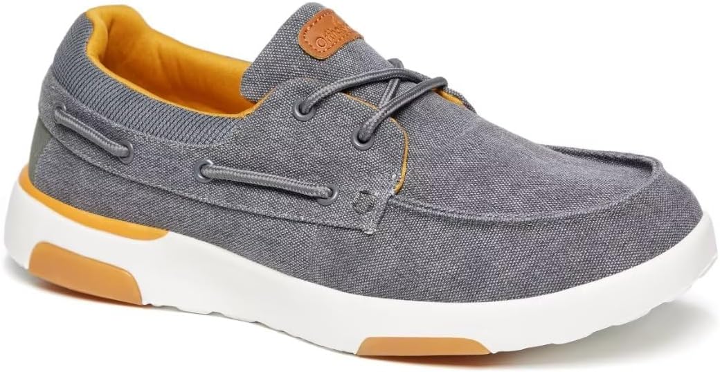 OrthoComfoot Men's Orthopedic Slip-On Loafers Walking Shoes: Casual Canvas Plant...