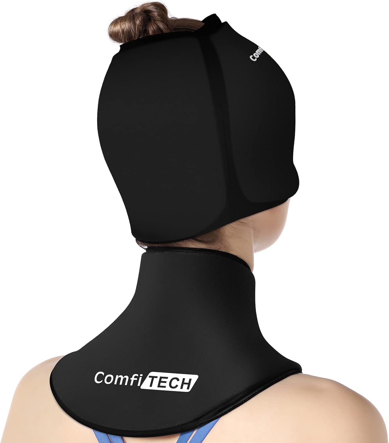 ComfiTECH Cold Cap & Neck Ice Pack Wrap Gel, Head...