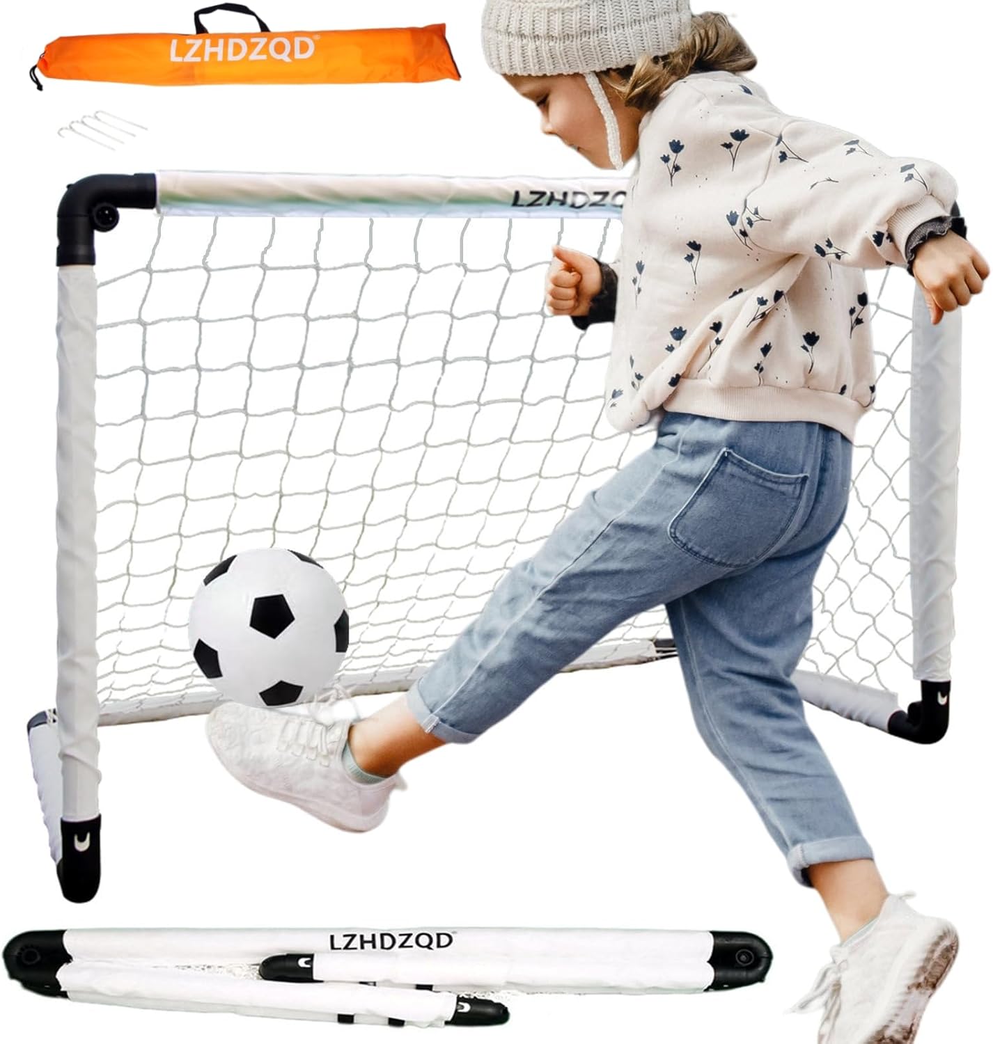 LZHDZQD Football Goal, Kids Football Goal, Goal Posts For Kids, Toddler Football...