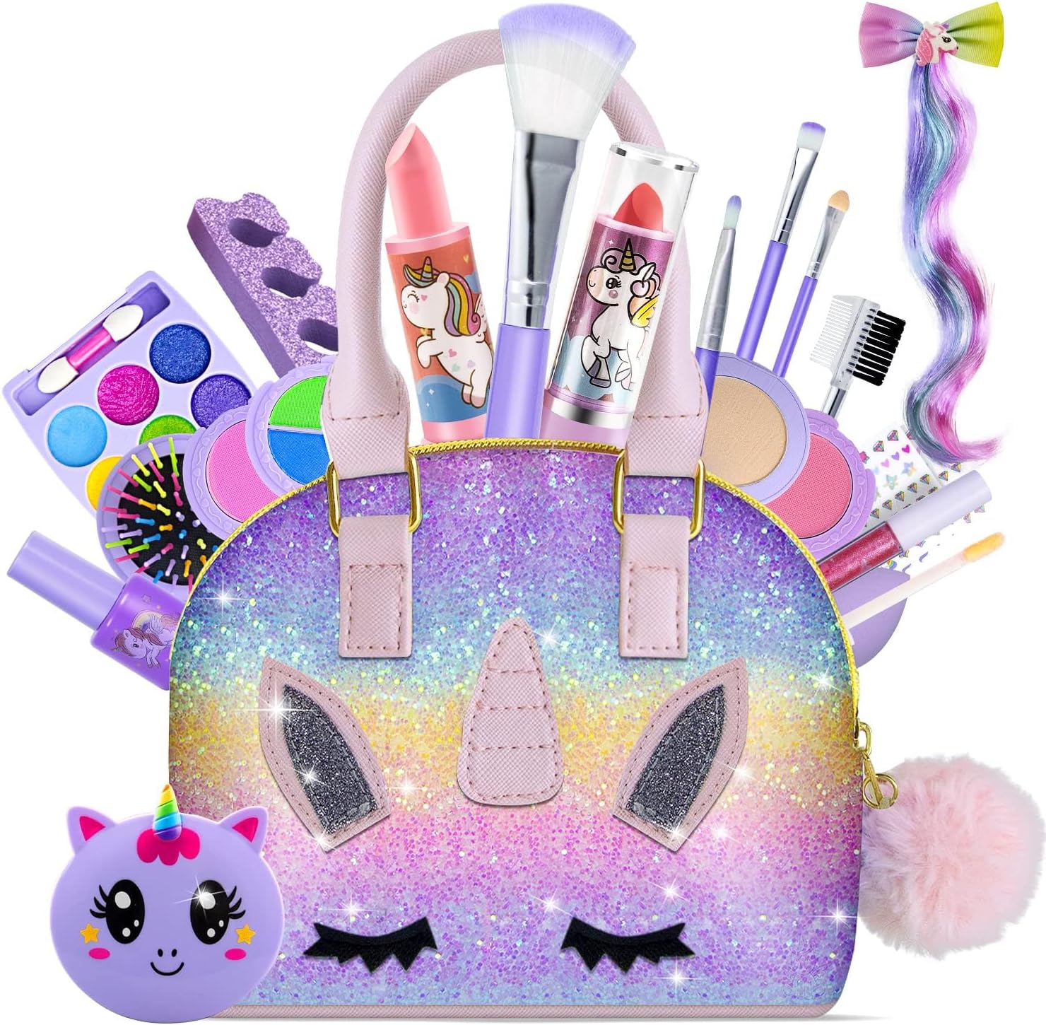 Kids Makeup Kit for Girl-Kids Makeup Girl Toys, Girl Makeup Sets Kids Toys Makeu...