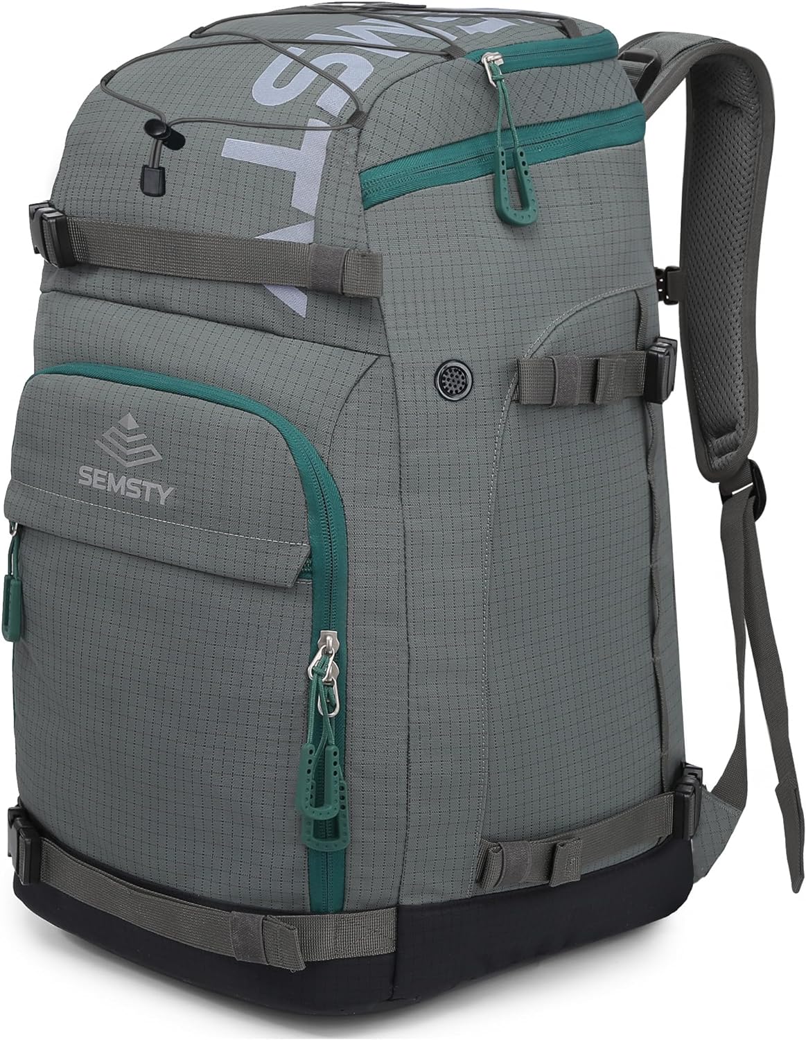 Ski Boot Bag, 55L Waterproof Ski and Snowboard Boots Travel Backpack for Skis, S...