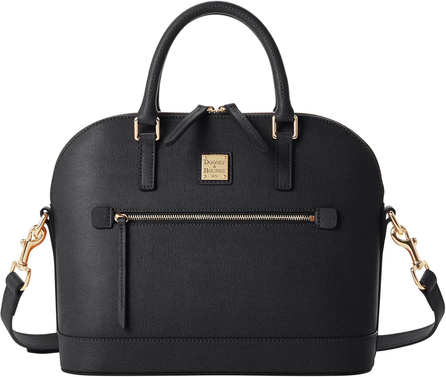 Dooney & Bourke Crossbody Bags for Women, Saffiano Domed Zip Satchel Purses with...