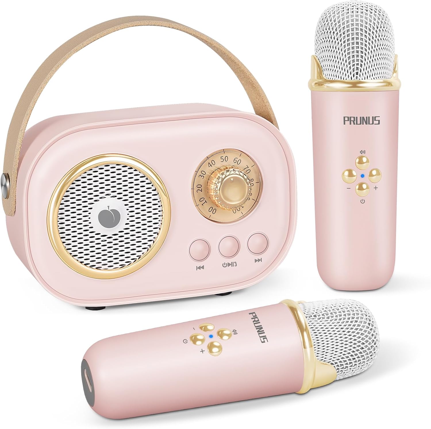 Mini Karaoke Machine for Kids&Adults,Portable Bluetooth Speaker with 2 Wireless...