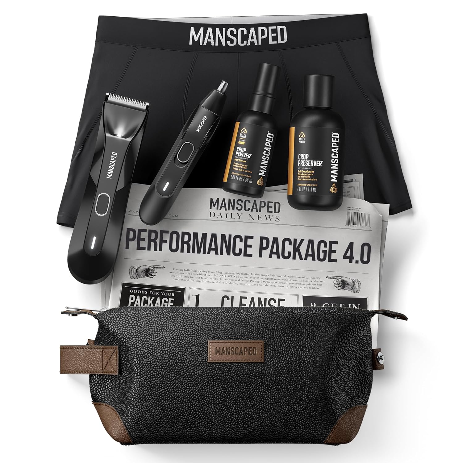 MANSCAPED® Performance Package 4.0 Includes The Lawn Mower® 4.0 Groin Hair Groom...