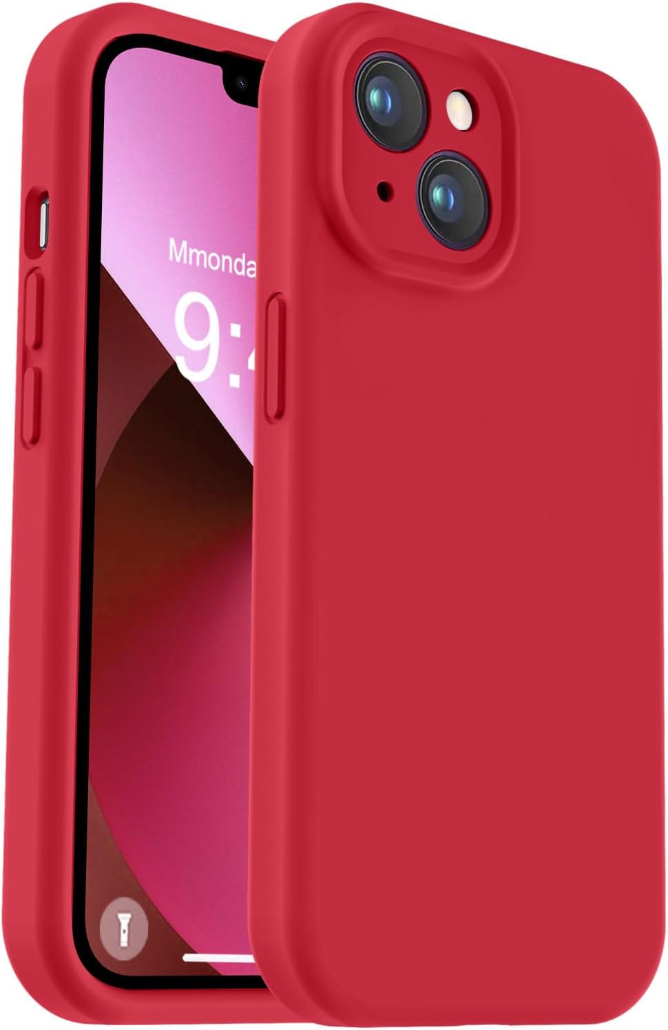 Vooii Compatible with iPhone 13 Case, Liquid Silicone Upgrade [Camera Protection...