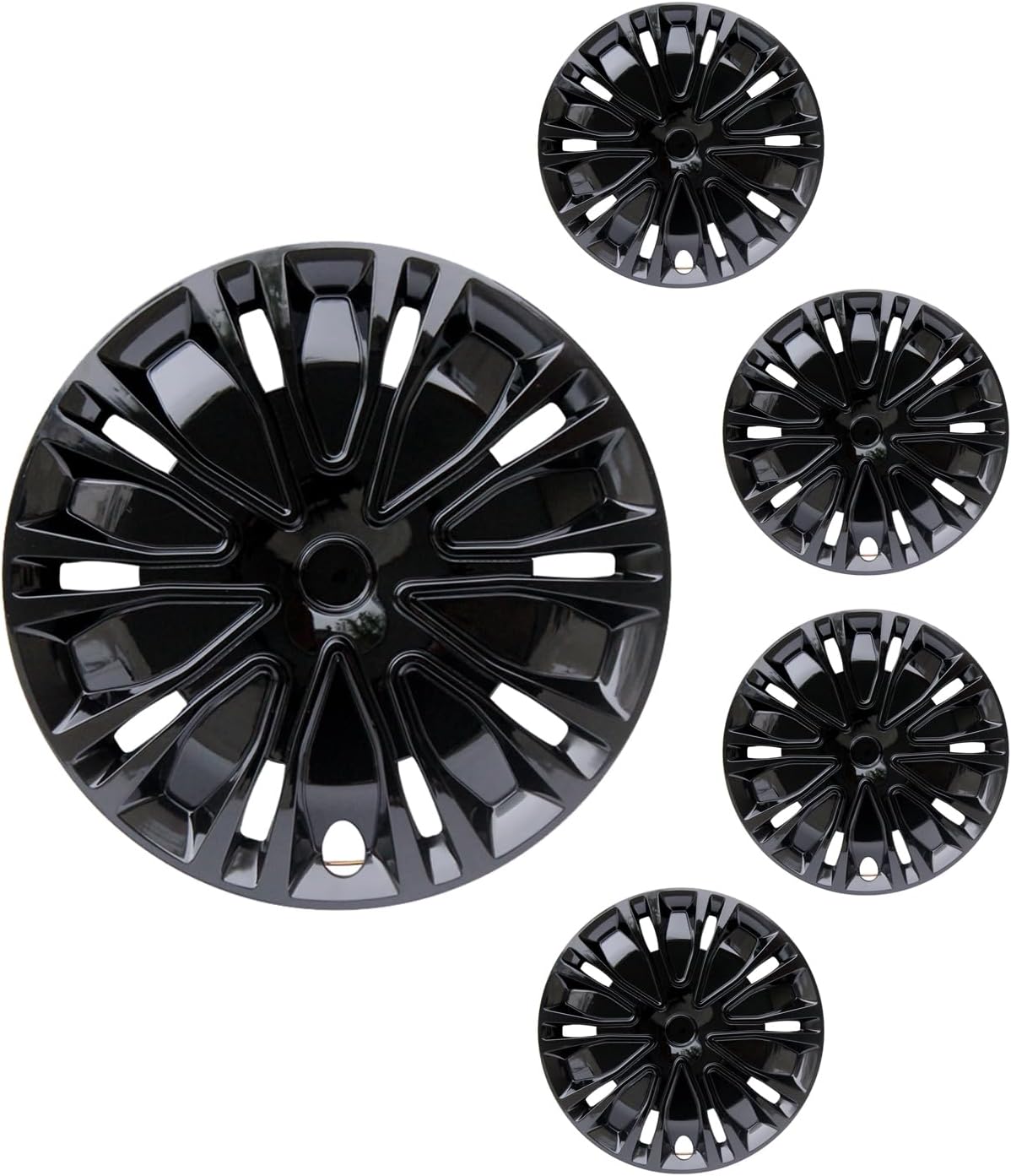 Hubcap Wheel Cover Replacement R15 Hub Caps Universal Wheel Rim Cover ABS Materi...
