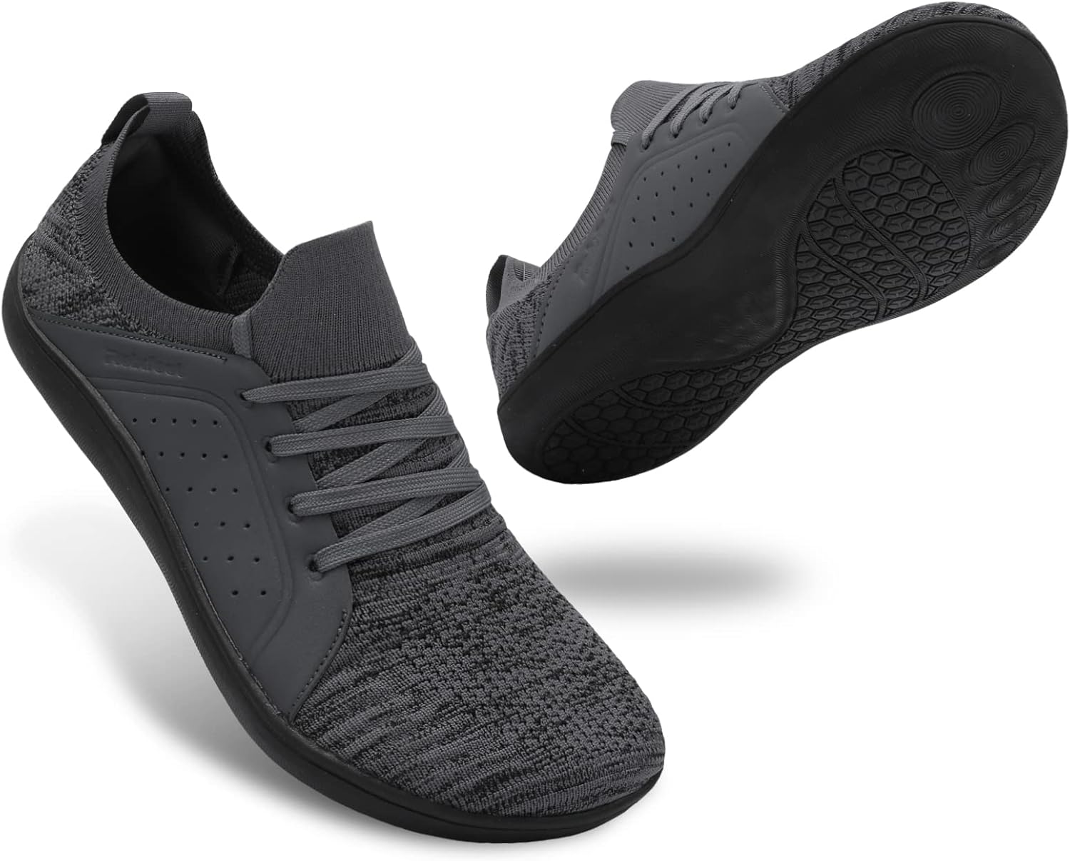 relxfeet Men's Barefoot Shoes Minimalist Cross-Trainer Shoes Wide Toe Walking Sh...