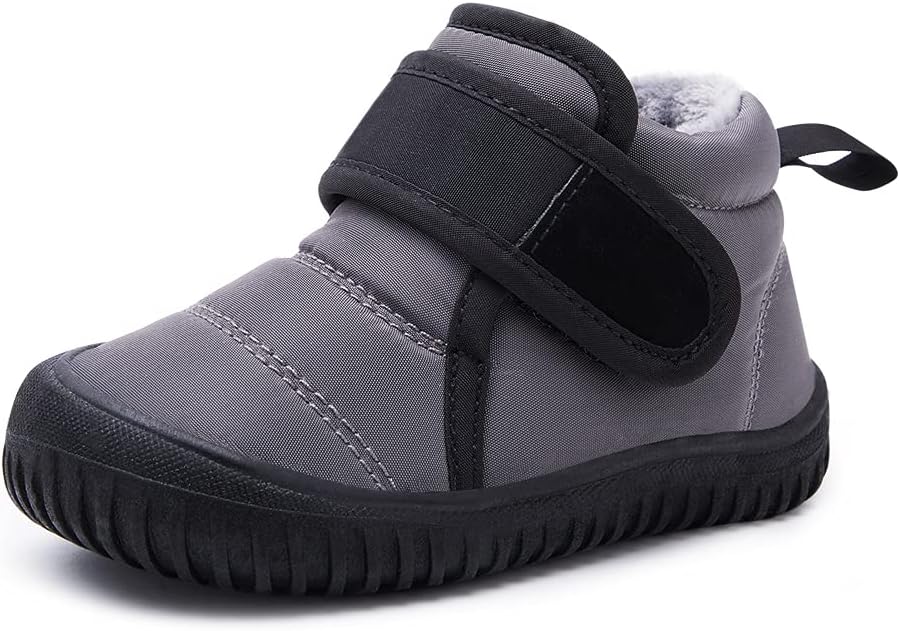 BMCiTYBM Toddler Baby Snow Boots Winter Shoes Boys Girls Cold Weather Baby Faux...