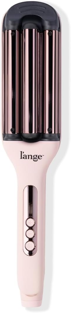 L'ANGE Hair Le Vogue Titanium Deep Waver Blush | | Titanium 3 Barrel Waving Tool...