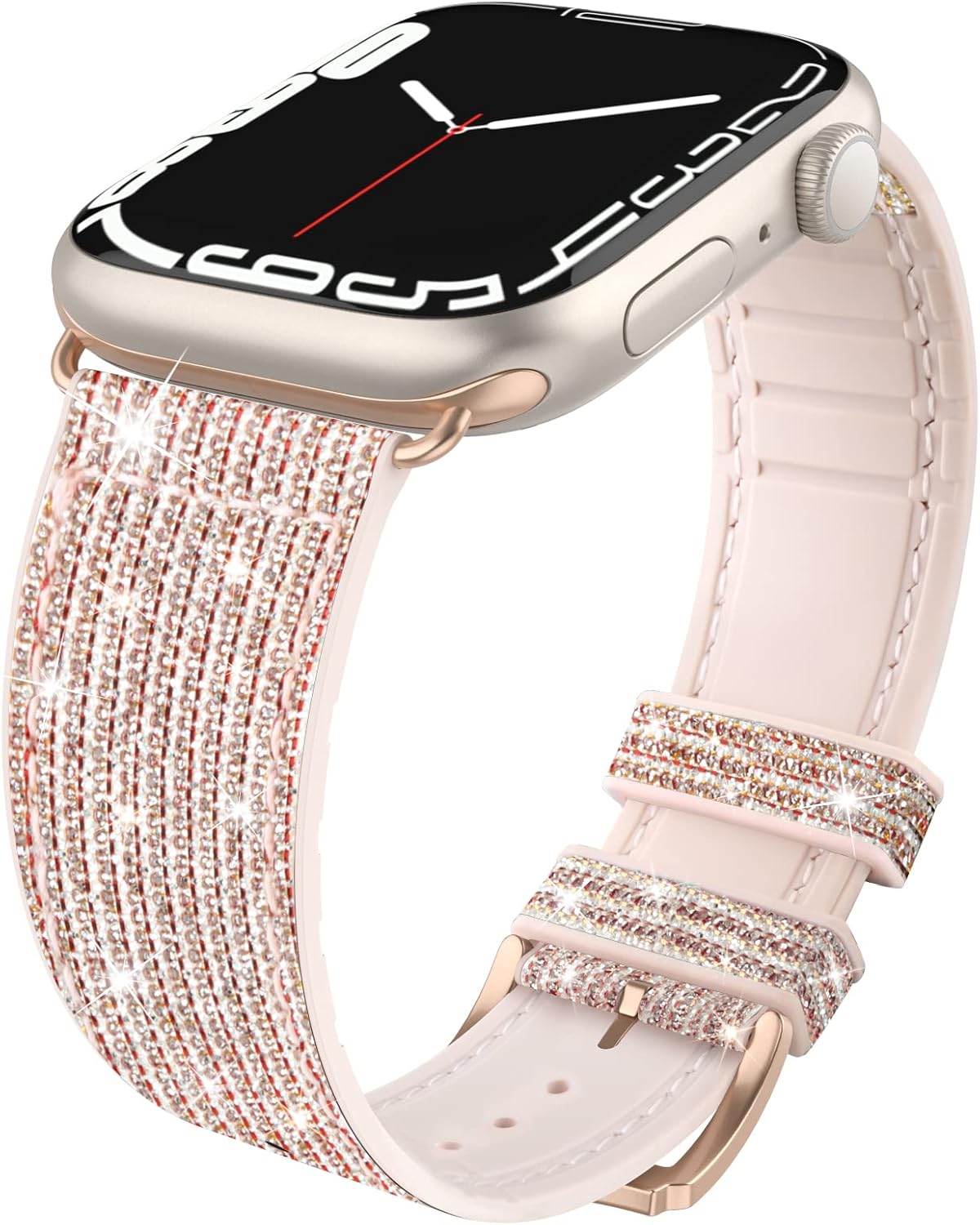 Tuocal Bling Straps Compatible with Apple Watch Strap 38mm 40mm 41mm 42mm(Series...
