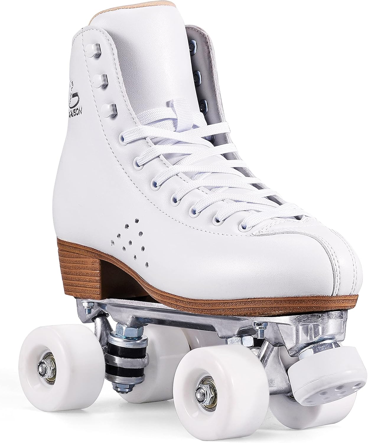 PAPAISON Roller Skates for Women and Men, Deluxe 2 Layer Microfiber Leather Doub...