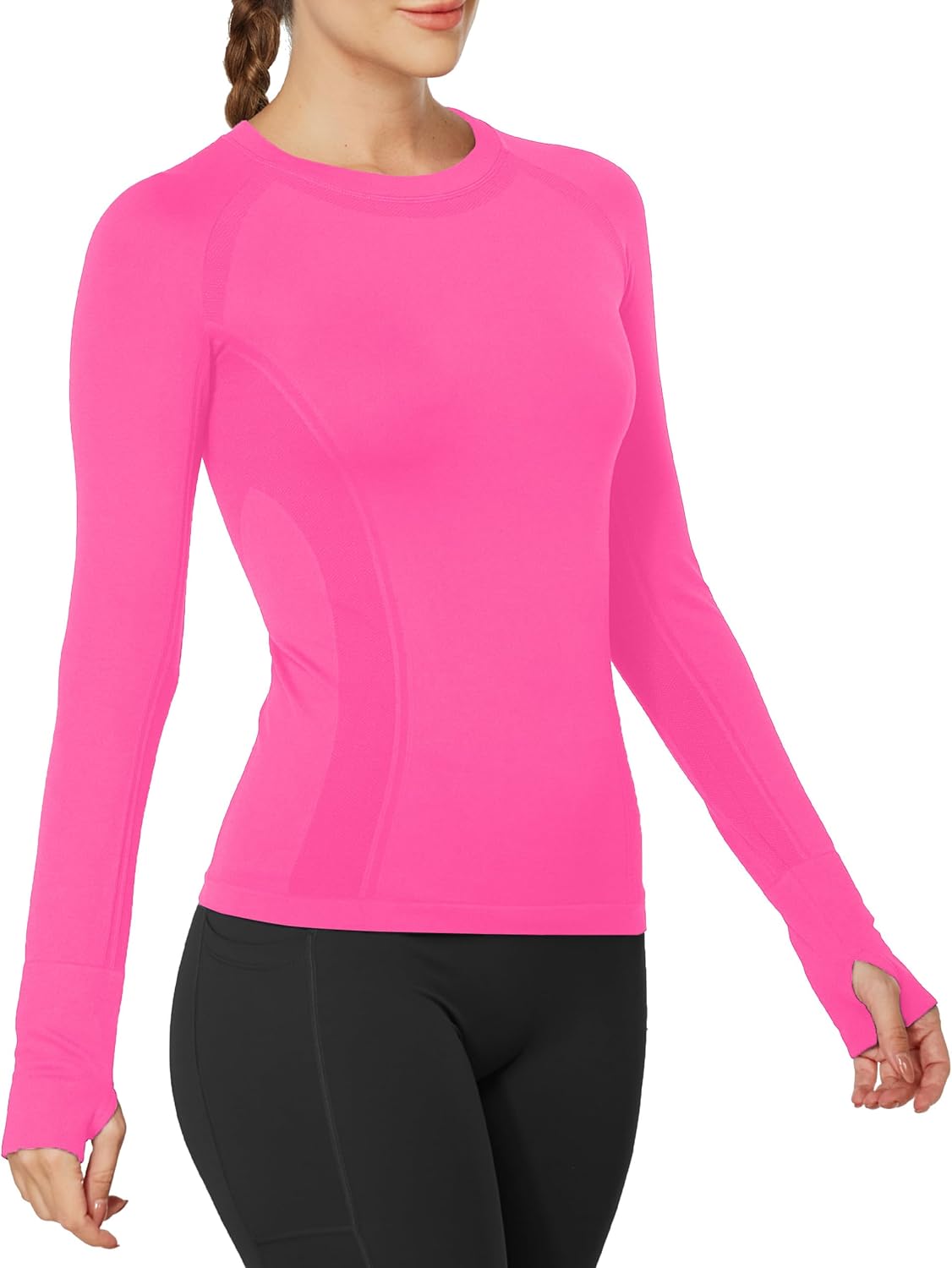 MathCat Workout Shirts for Women Long Sleeve, Workout Tops for Women, Quick Dry...