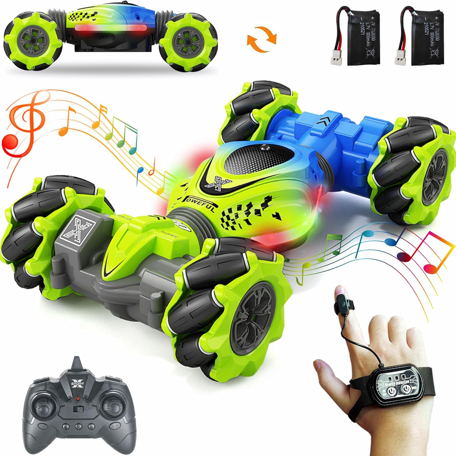 Gesture RC Car, Drift Hand Controlled Remote Control Twist Cars Toys for 6-12 yr...