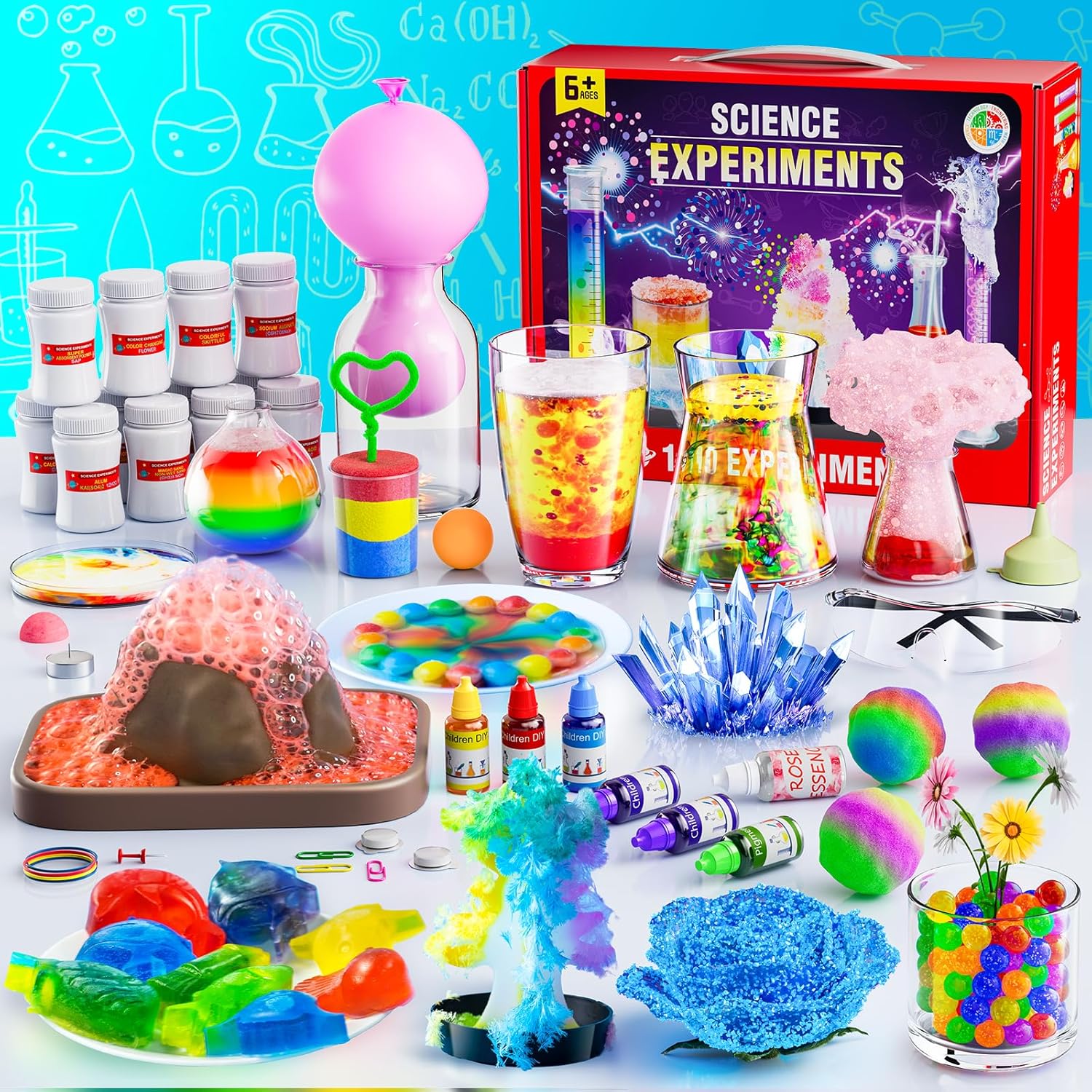 110 Lab Experiments Science Kits for Kids - STEM Projects Educational Scientific...