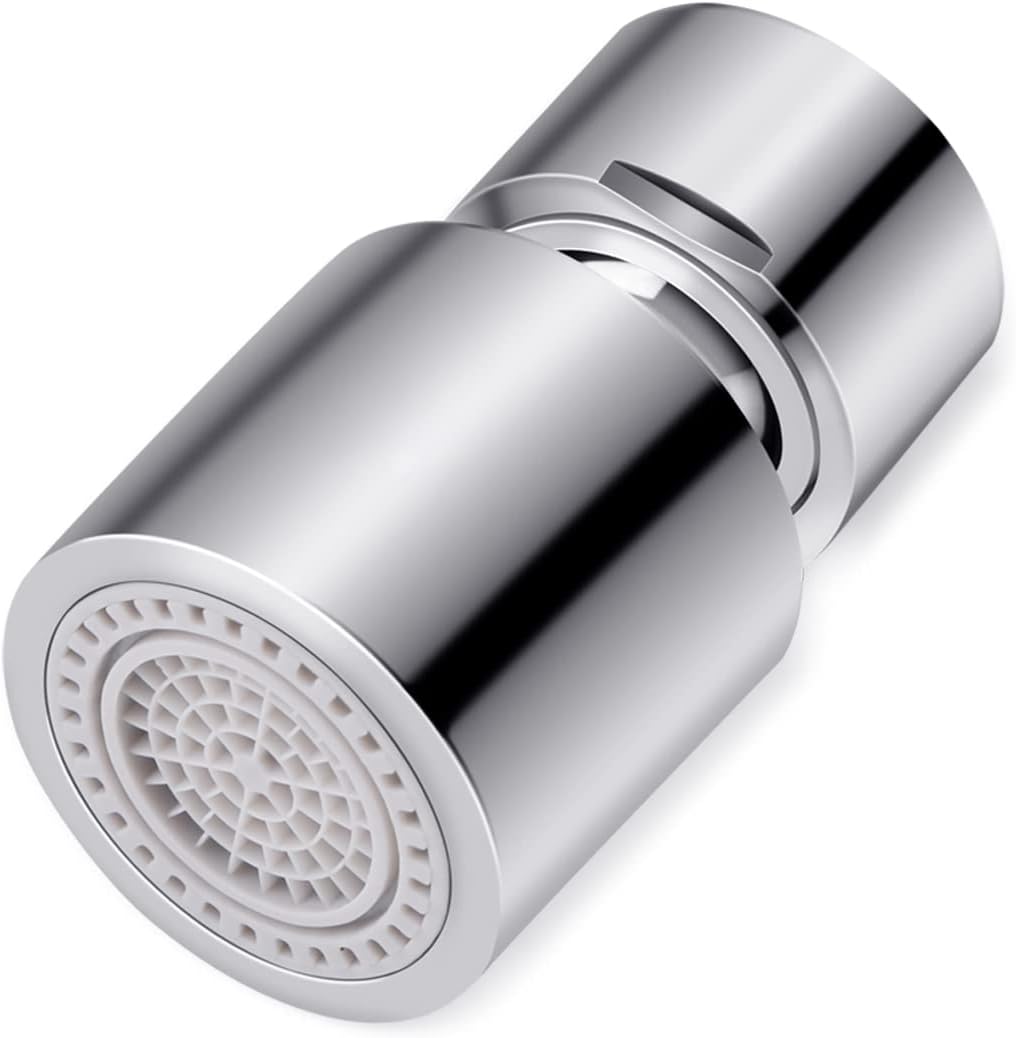 Faucet Aerator, 360° Swivel Tap Aerator 2-Flow Fau...