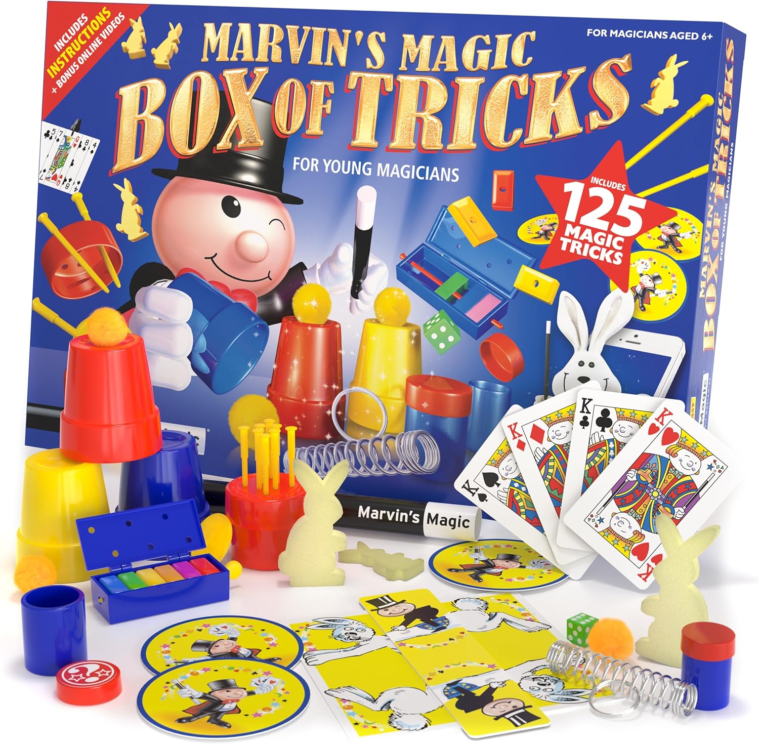 Marvin's Magic - Kids Magic Set - With Magic Wand, Card Tricks and More - Kids T...