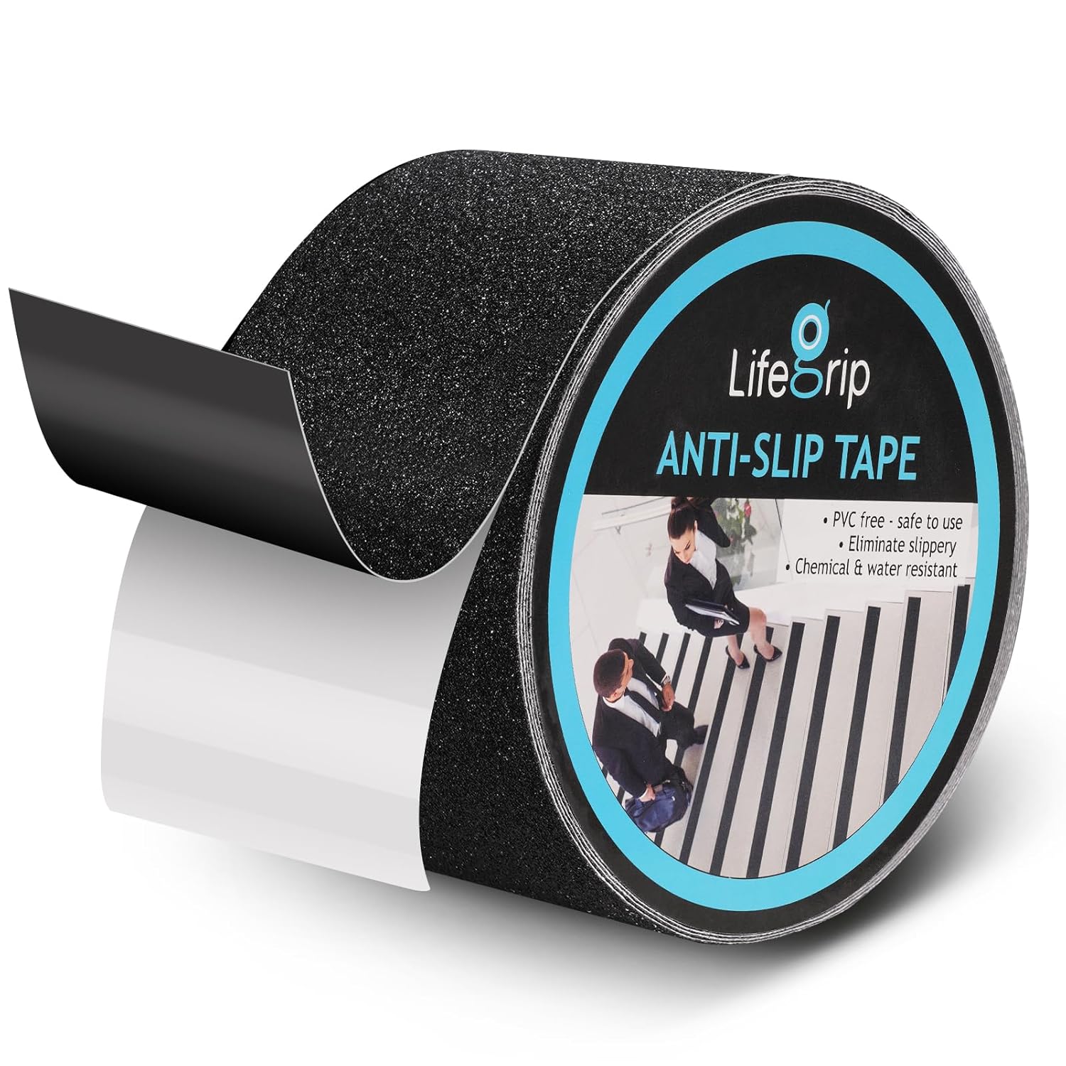 Lifegrip Anti Slip Tape, 4 Inch x 60 Foot Non-Slip Traction Grip Tape for Stairs...